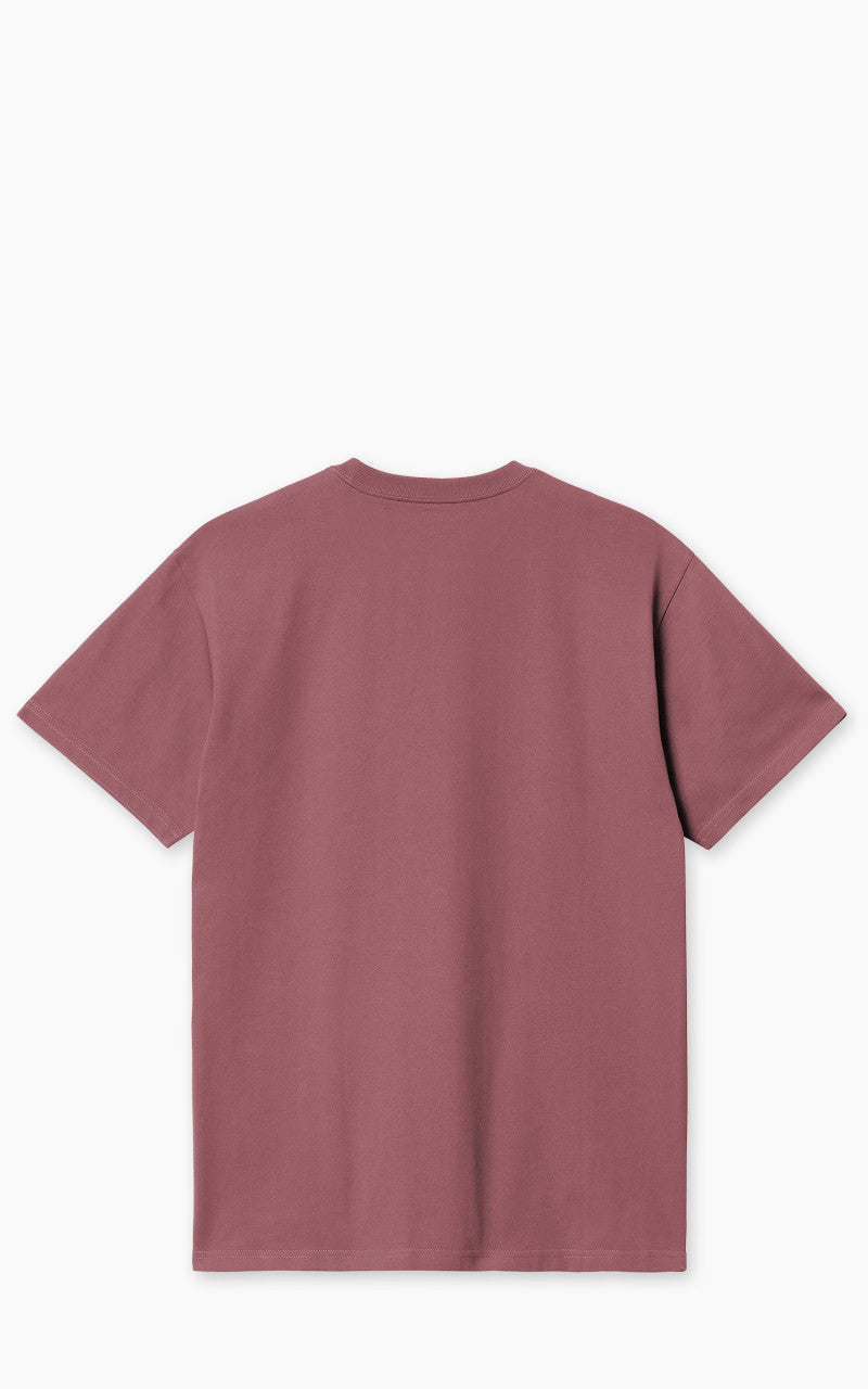 Carhartt WIP S/S Chase T-Shirt Dusty Fuchsia/Gold