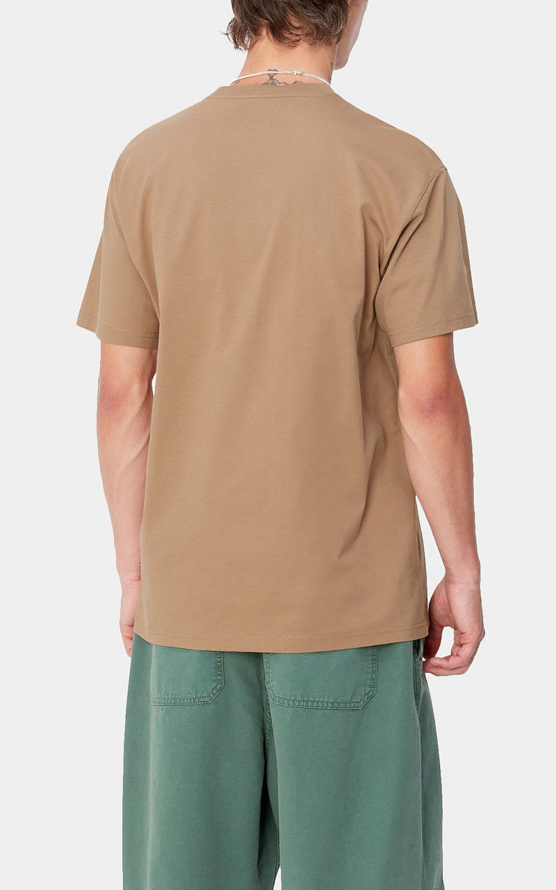 Carhartt WIP S/S Chase T-Shirt Peanut/Gold