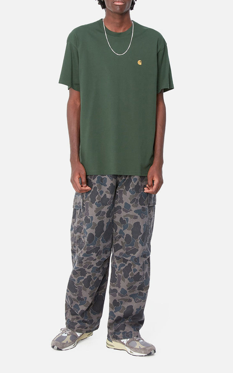Carhartt WIP S/S Chase T-Shirt Sycamore Tree/Gold