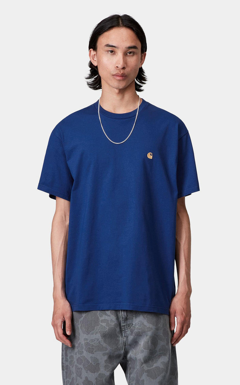 Carhartt WIP S/S Chase T-Shirt Wolfsbane/Gold