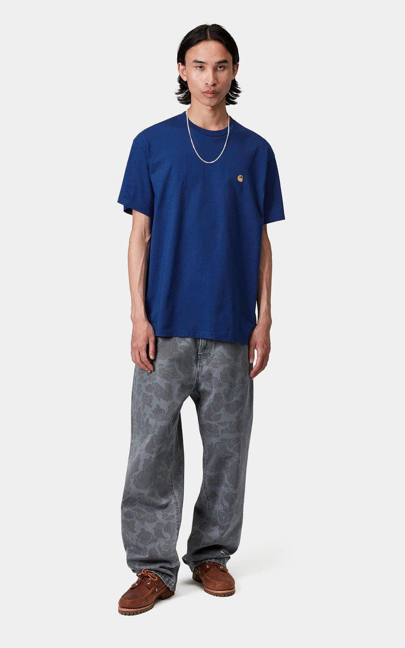 Carhartt WIP S/S Chase T-Shirt Wolfsbane/Gold