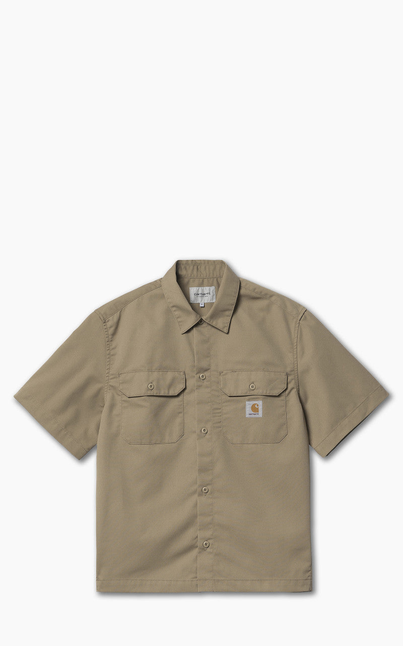 Carhartt WIP S/S Craft Shirt Leather Rinsed