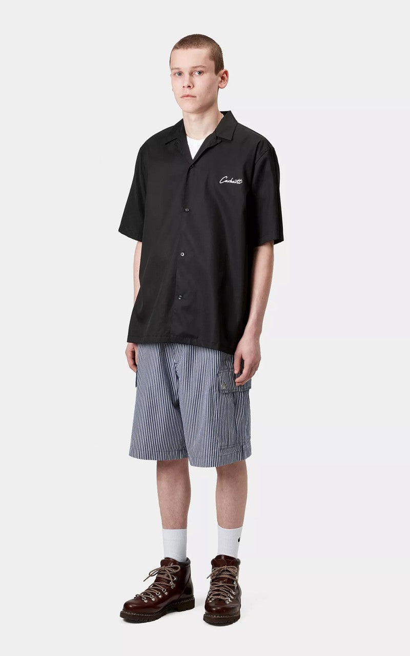 Carhartt WIP S/S Delray Shirt Black/White