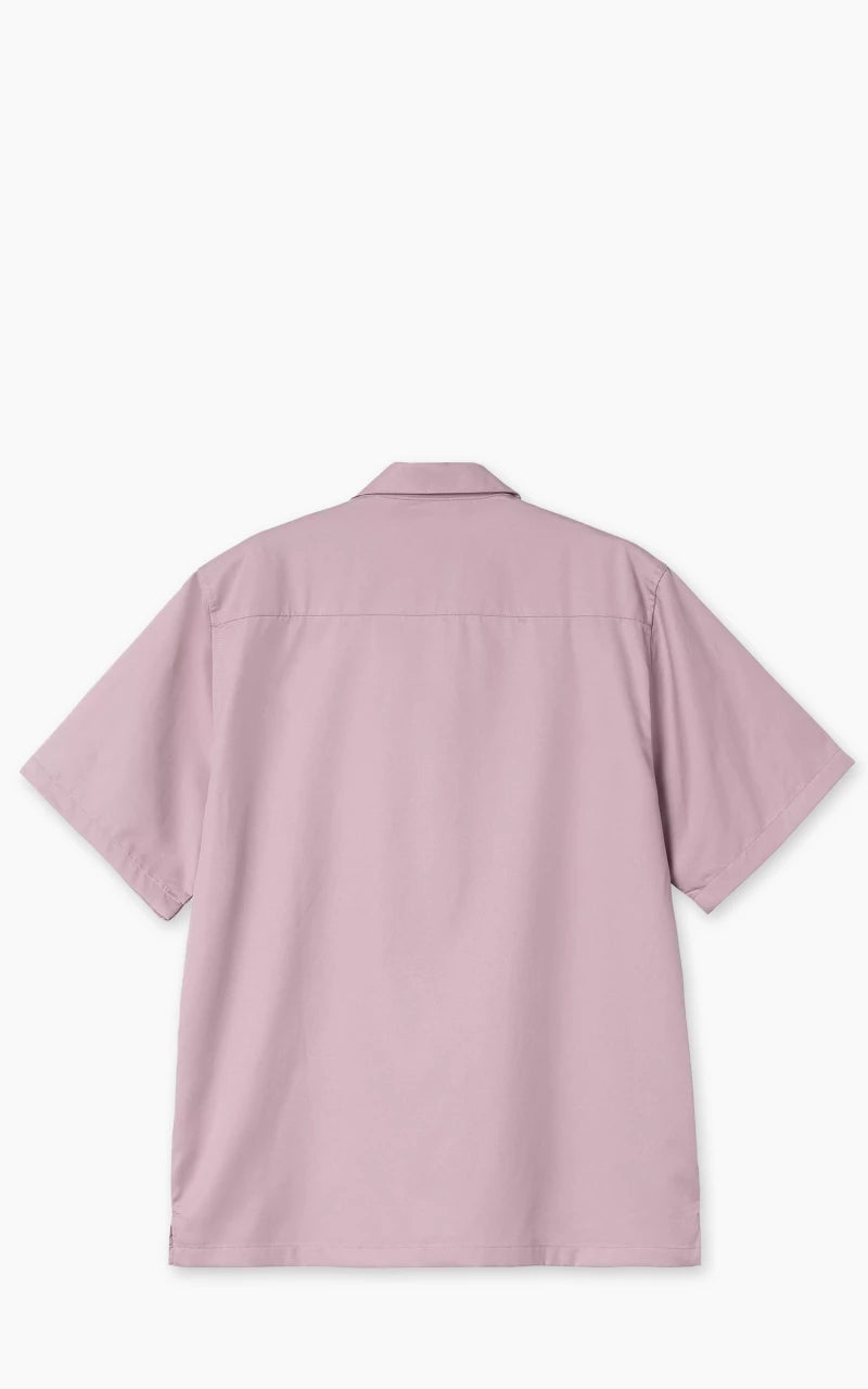 Carhartt WIP S/S Delray Shirt Hortensia/White
