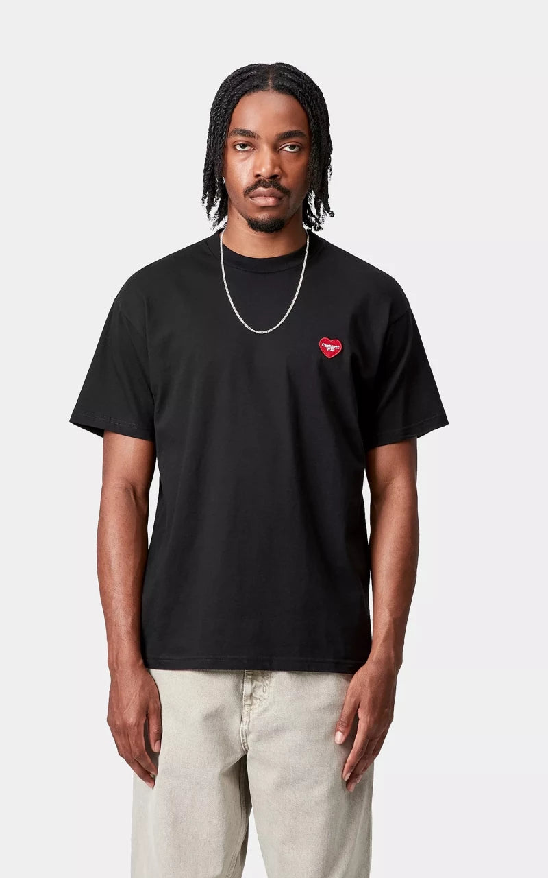 Carhartt WIP S/S Heart II Hartt T-Shirt Black Carhartt WIP S/S Heart II Hartt T-Shirt Black
