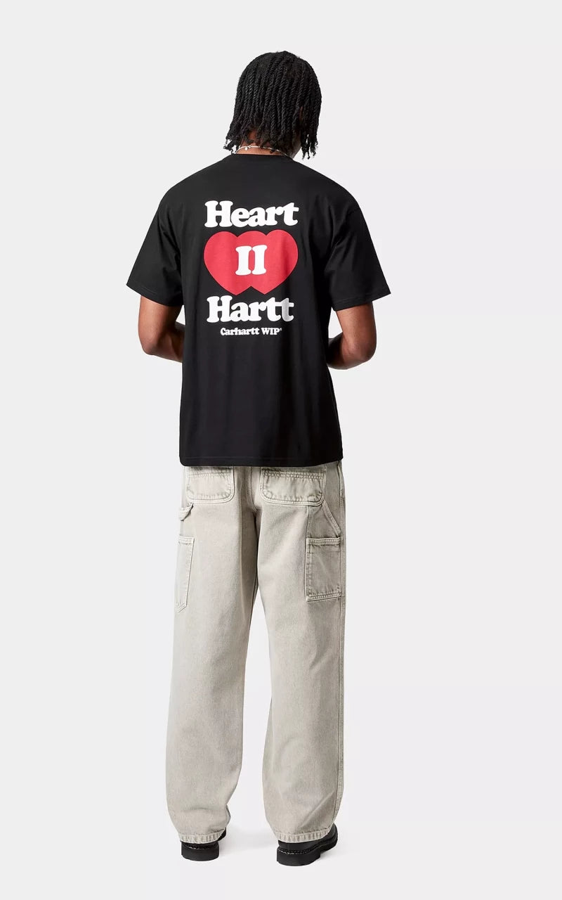 Carhartt WIP S/S Heart II Hartt T-Shirt Black Carhartt WIP S/S Heart II Hartt T-Shirt Black