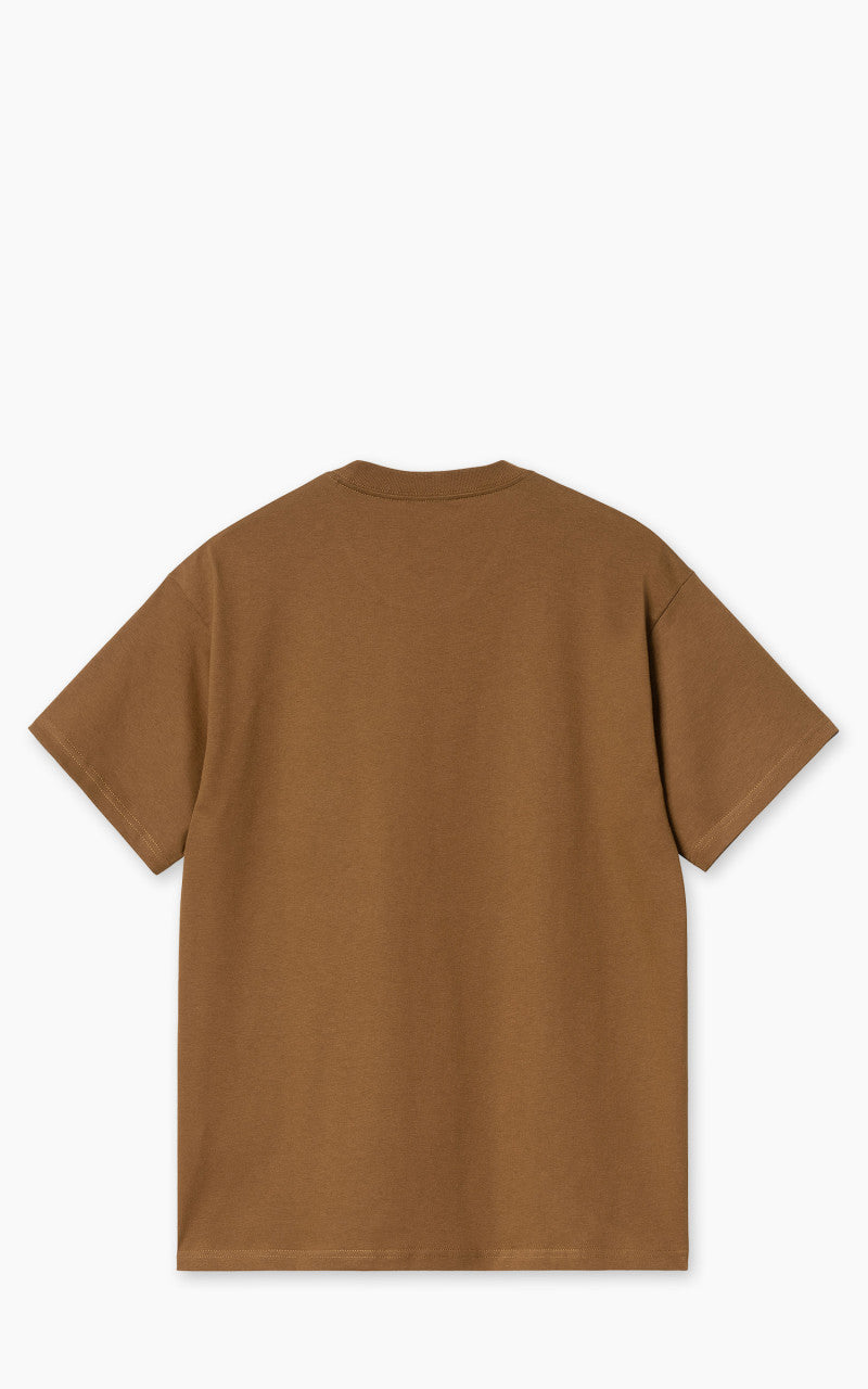 Carhartt WIP S/S Heart Train Pocket T-Shirt Hamilton Brown