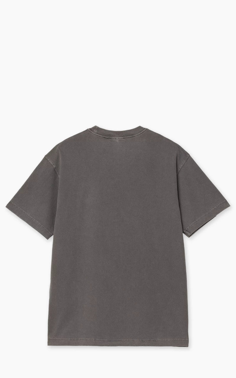 Carhartt WIP S/S Nelson T-Shirt Garment Dyed Graphite