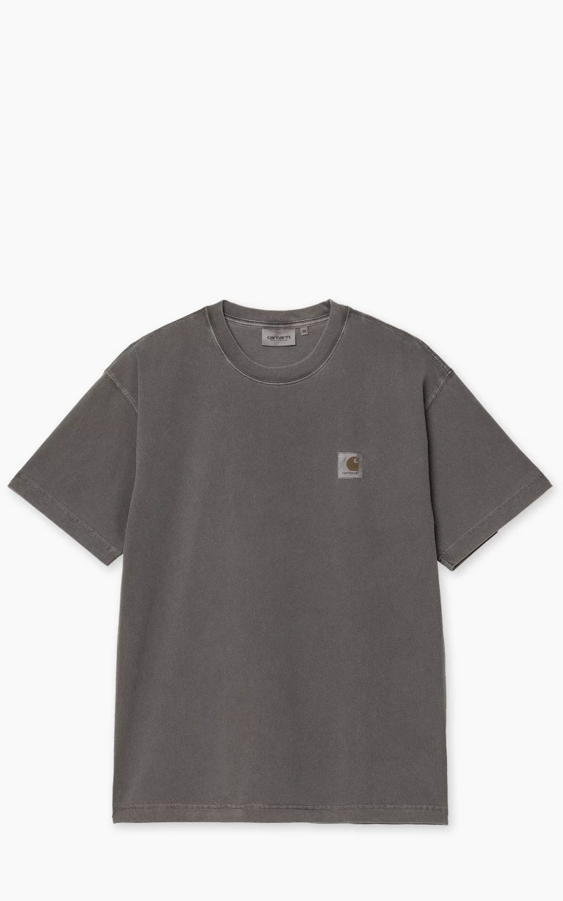 Carhartt WIP S/S Nelson T-Shirt Garment Dyed Graphite