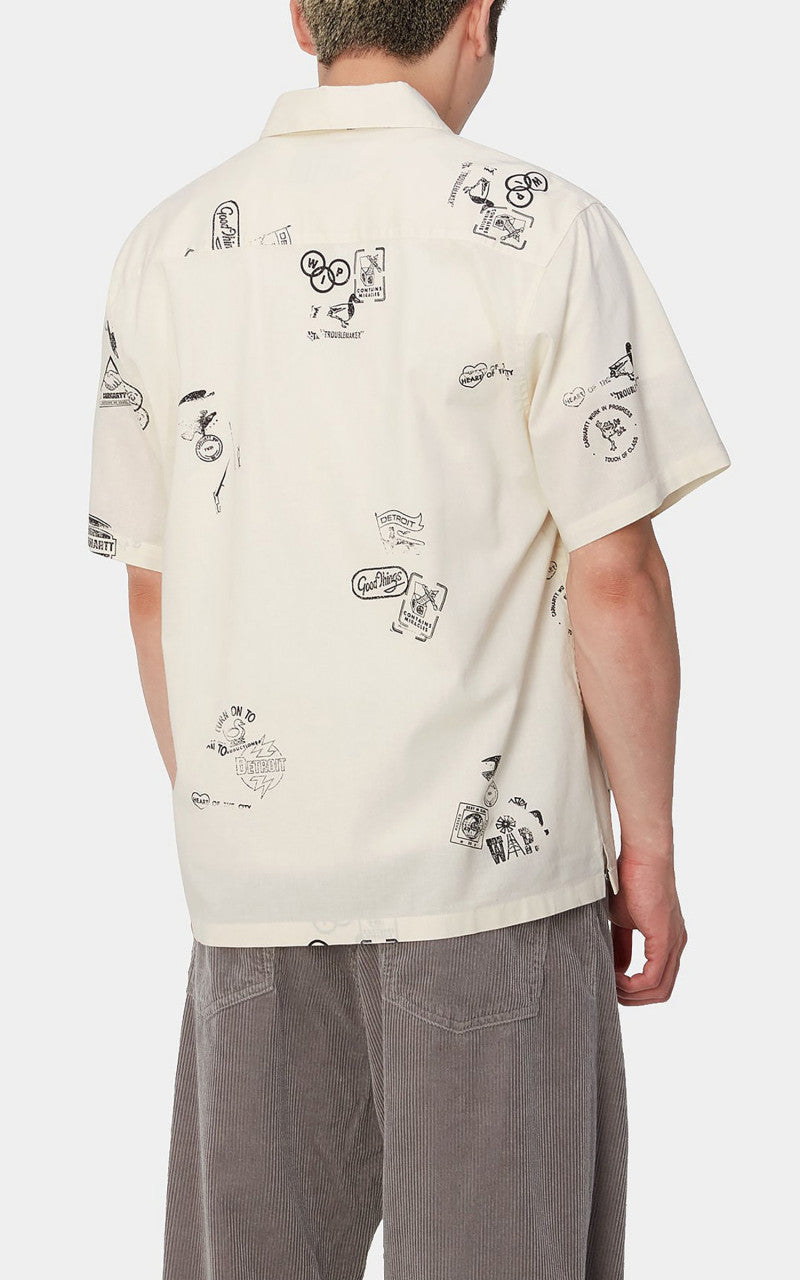 Carhartt WIP S/S Stamp Shirt Stamp Print/Wax