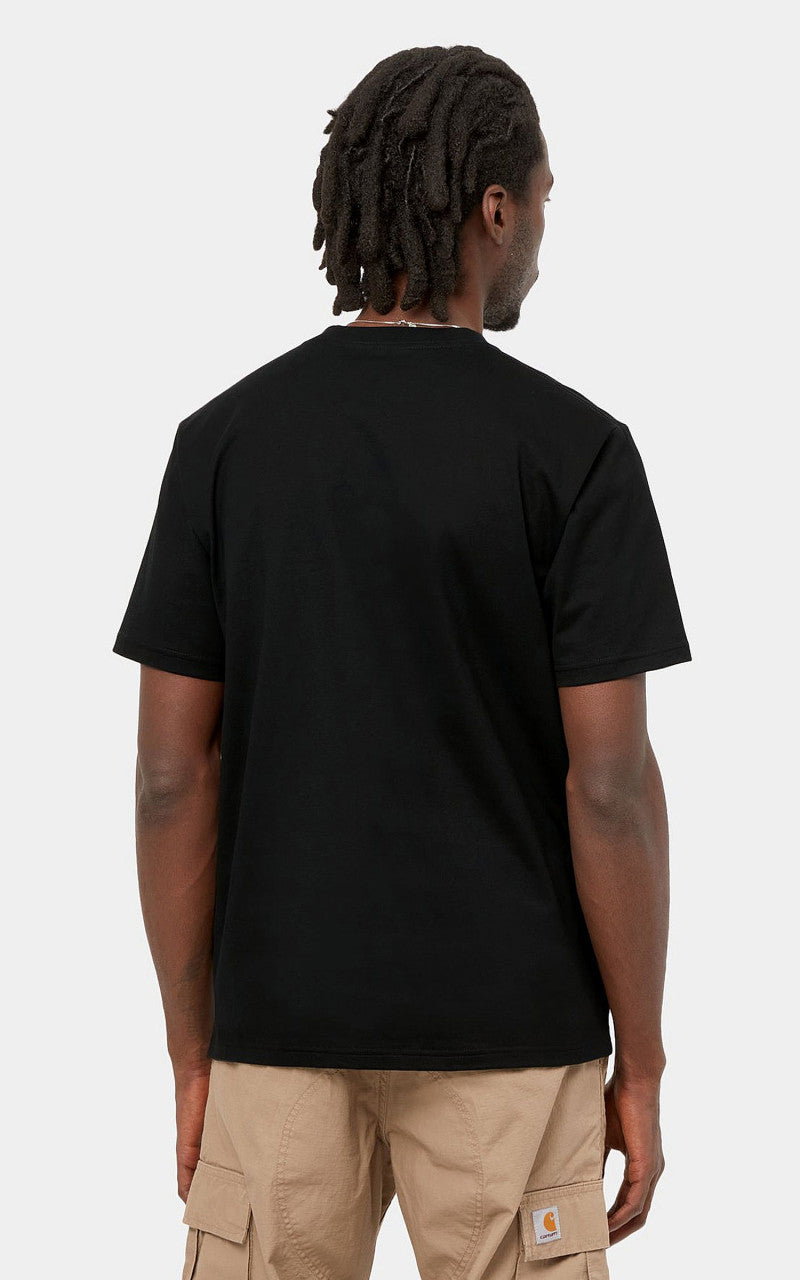 Carhartt WIP S/S University Script T-Shirt Black/White