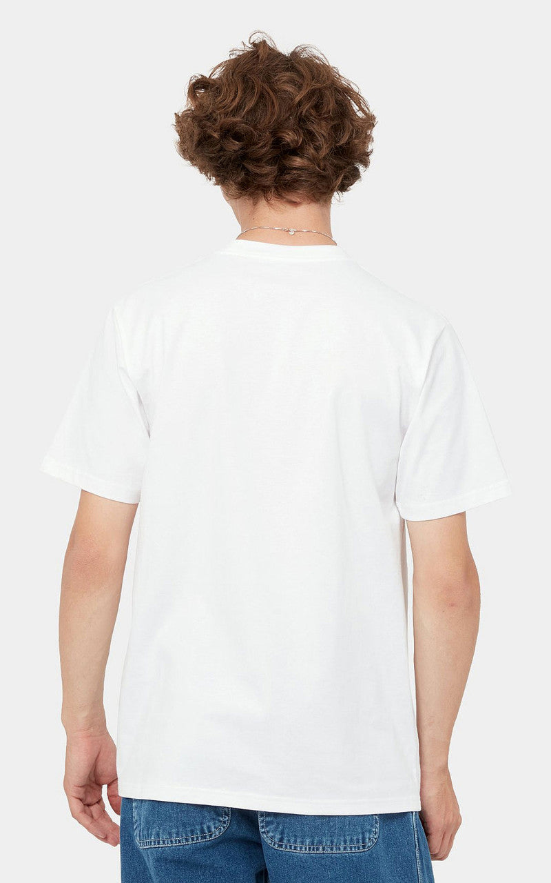 Carhartt WIP S/S University Script T-Shirt White/Black