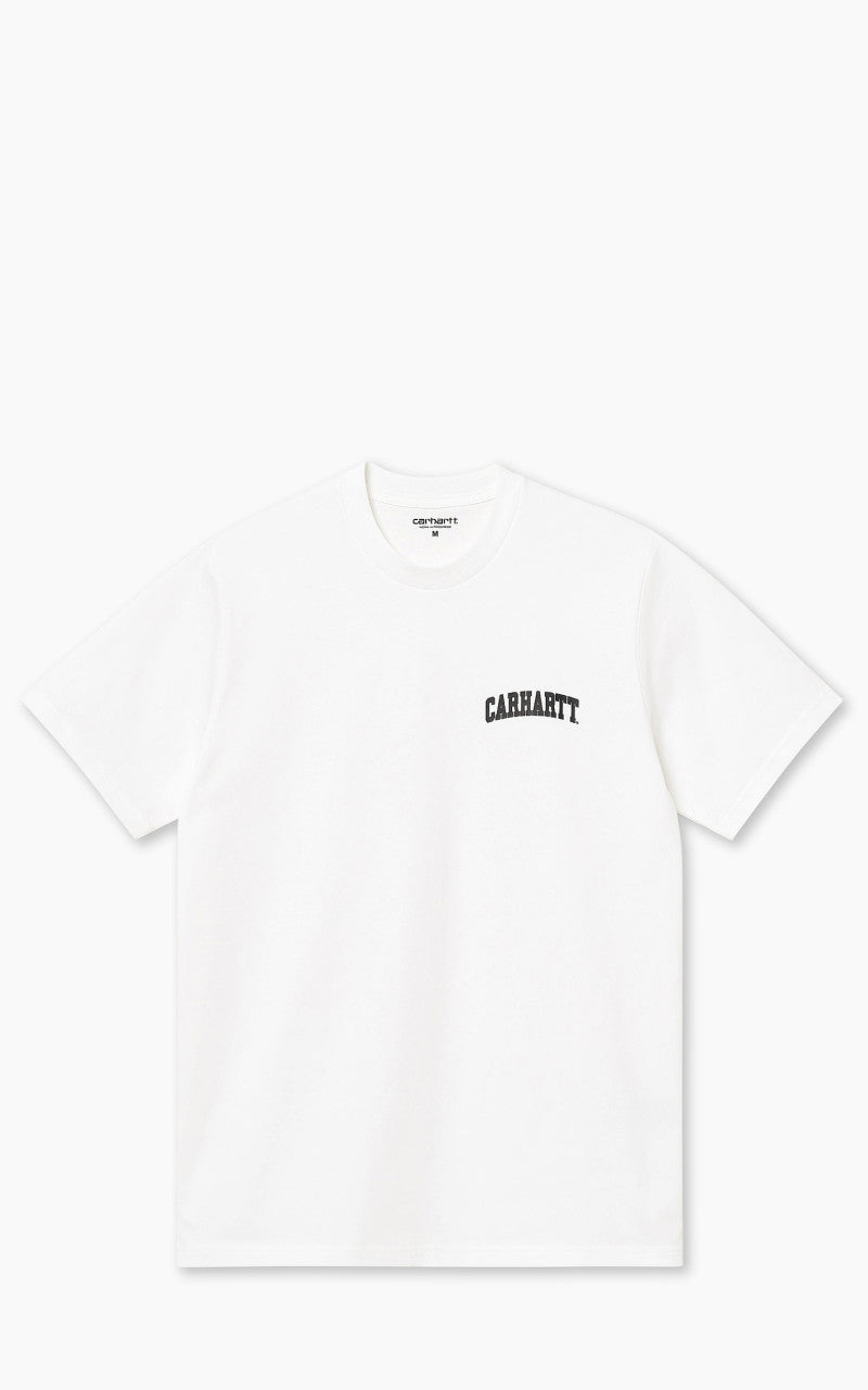 Carhartt WIP S/S University Script T-Shirt White/Black