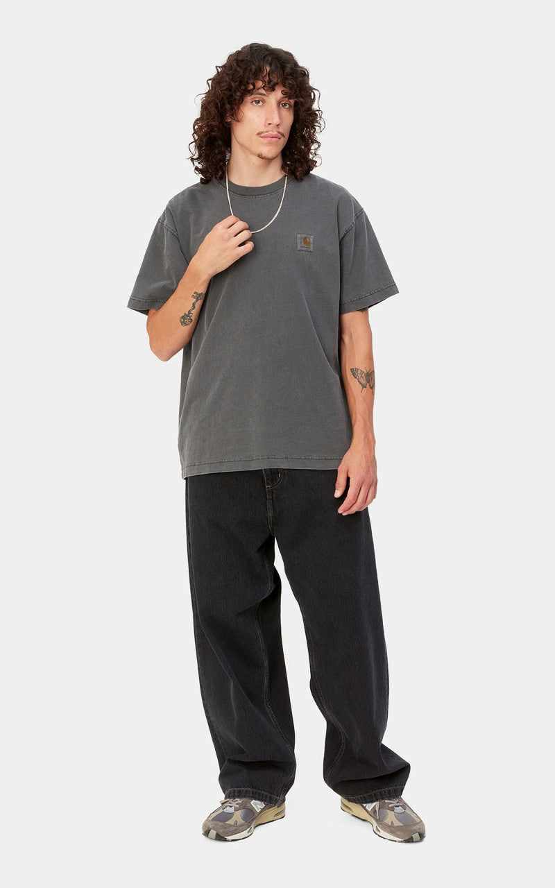 Carhartt WIP S/S Vista T-Shirt Garment Dyed Graphite