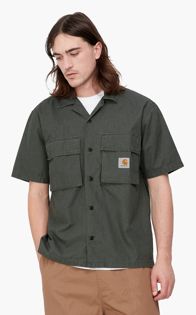 Carhartt WIP S/S Wynton Shirt Jura/Yucca