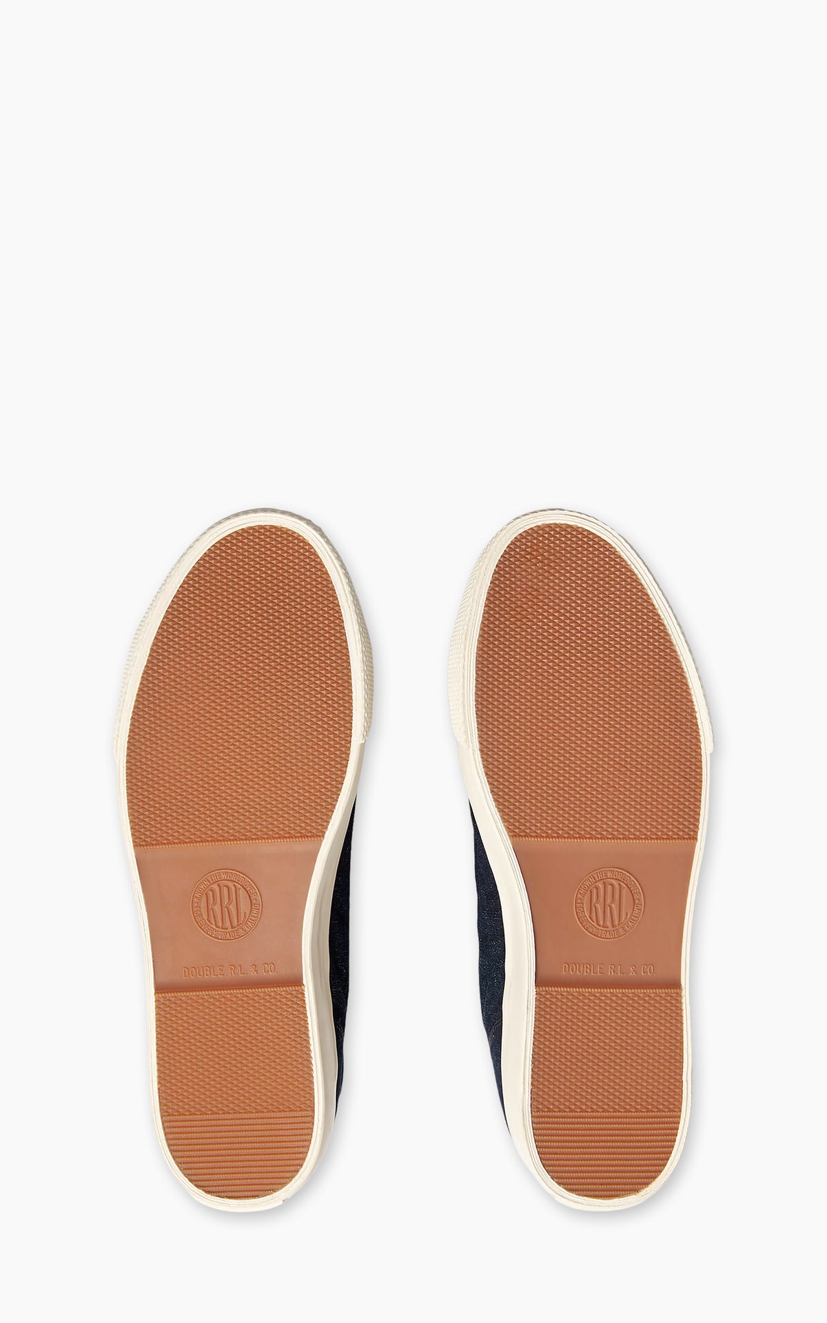 RRL Mayport Indigo Canvas Trainer Indigo