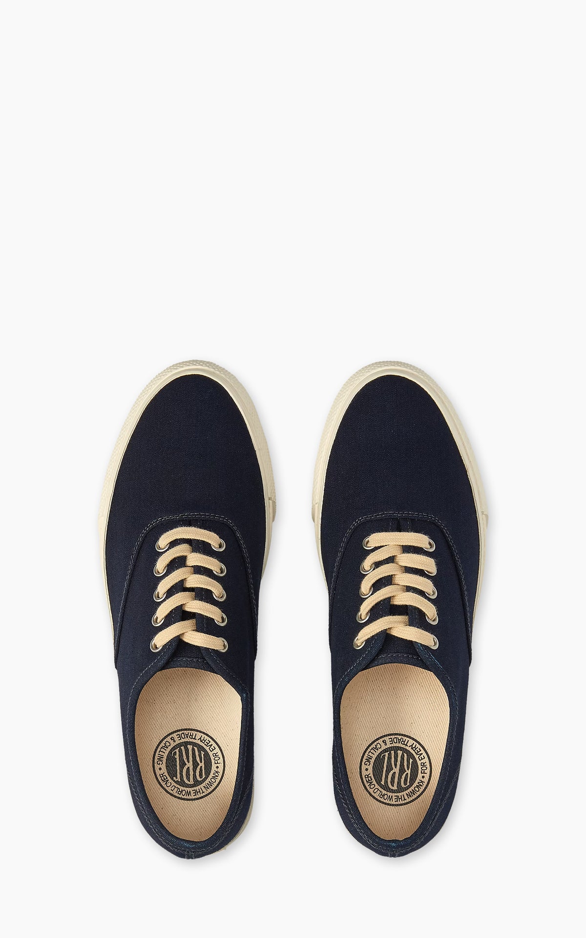 RRL Indigo Canvas Trainer Indigo