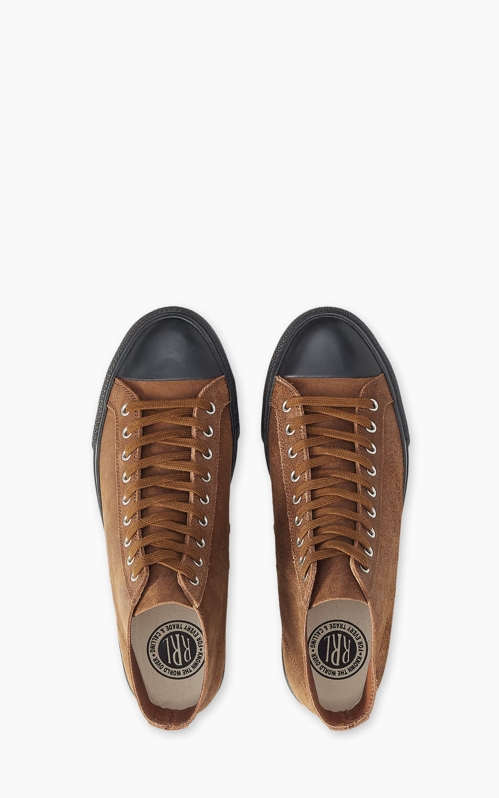RRL Mayport Suede Trainer Brown