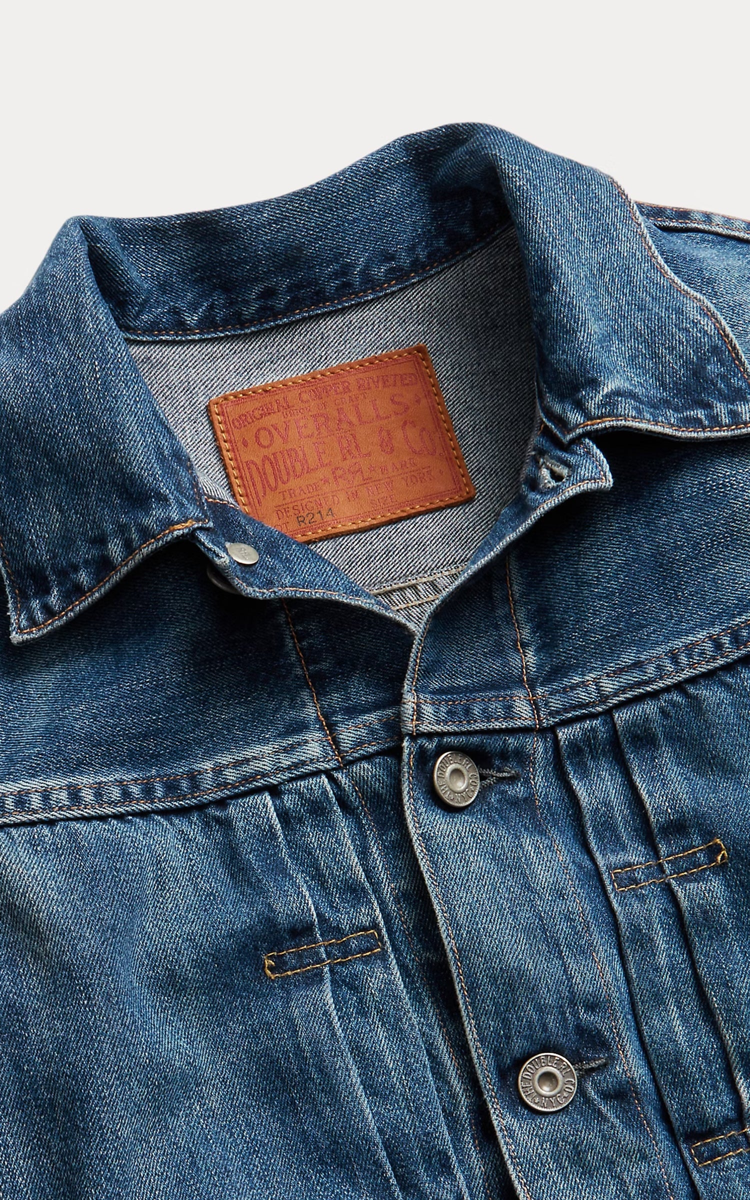 RRL Cropped Denim Jacket Kenney Wash