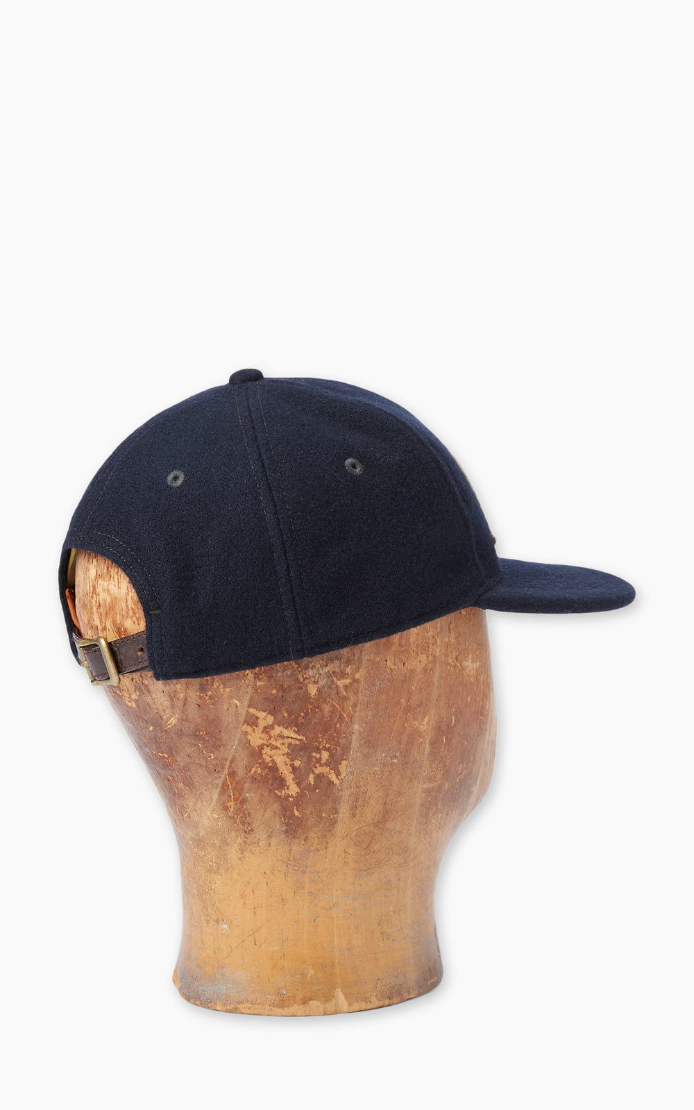 RRL Appliqued Wool-Blend Felt Ball Cap Navy