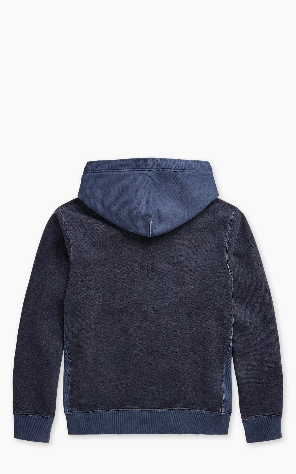 RRL French Terry Hoodie Navy Multi