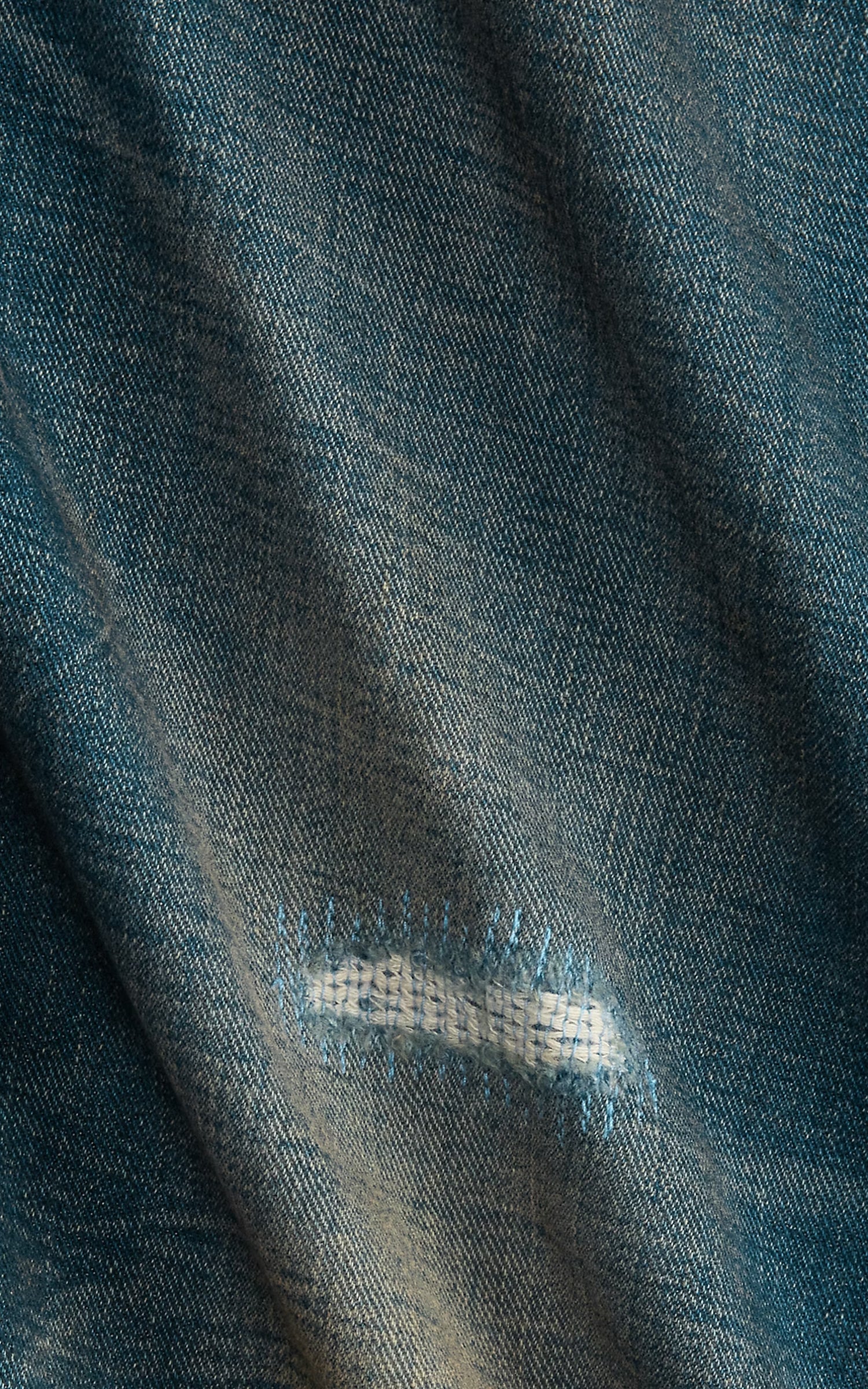 RRL Vintage Wide Fit Distressed Kenley Jean Kenley Wash