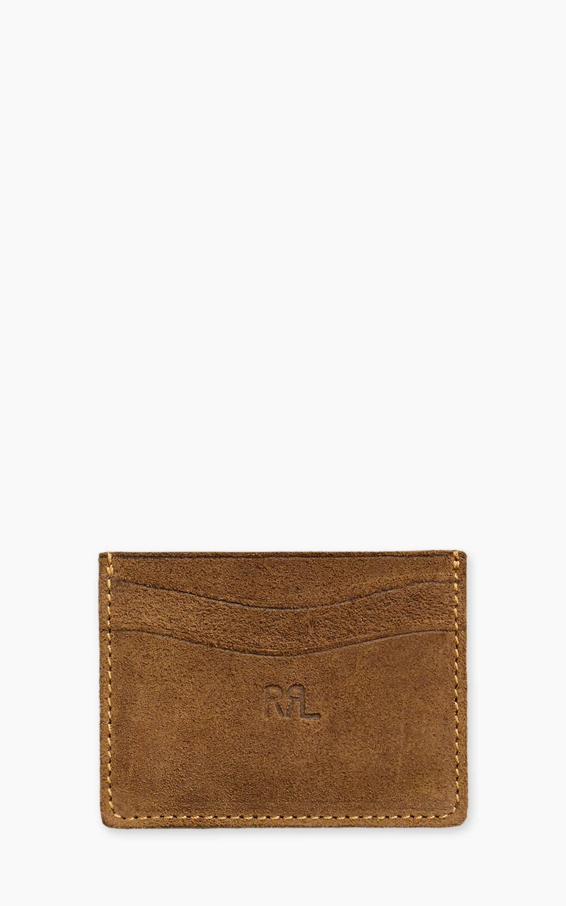 RRL Limited-Edition Suede Card Holder Pale Russet