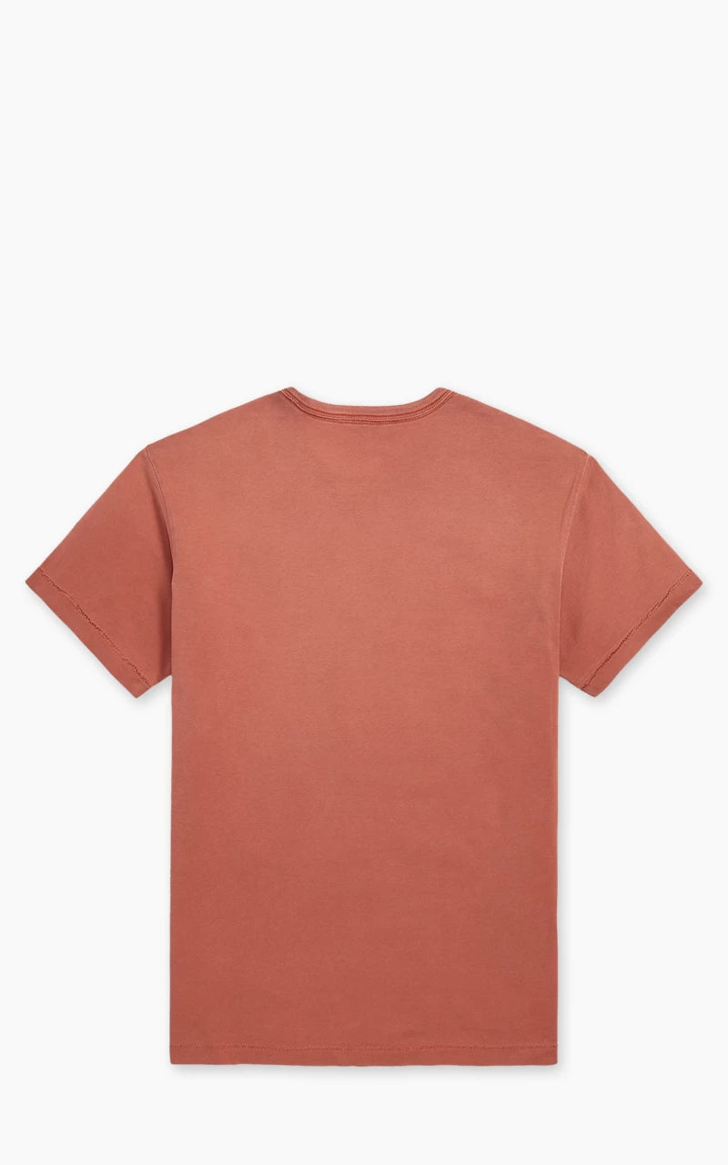 RRL Garment-Dyed Crewneck T-Shirt Red