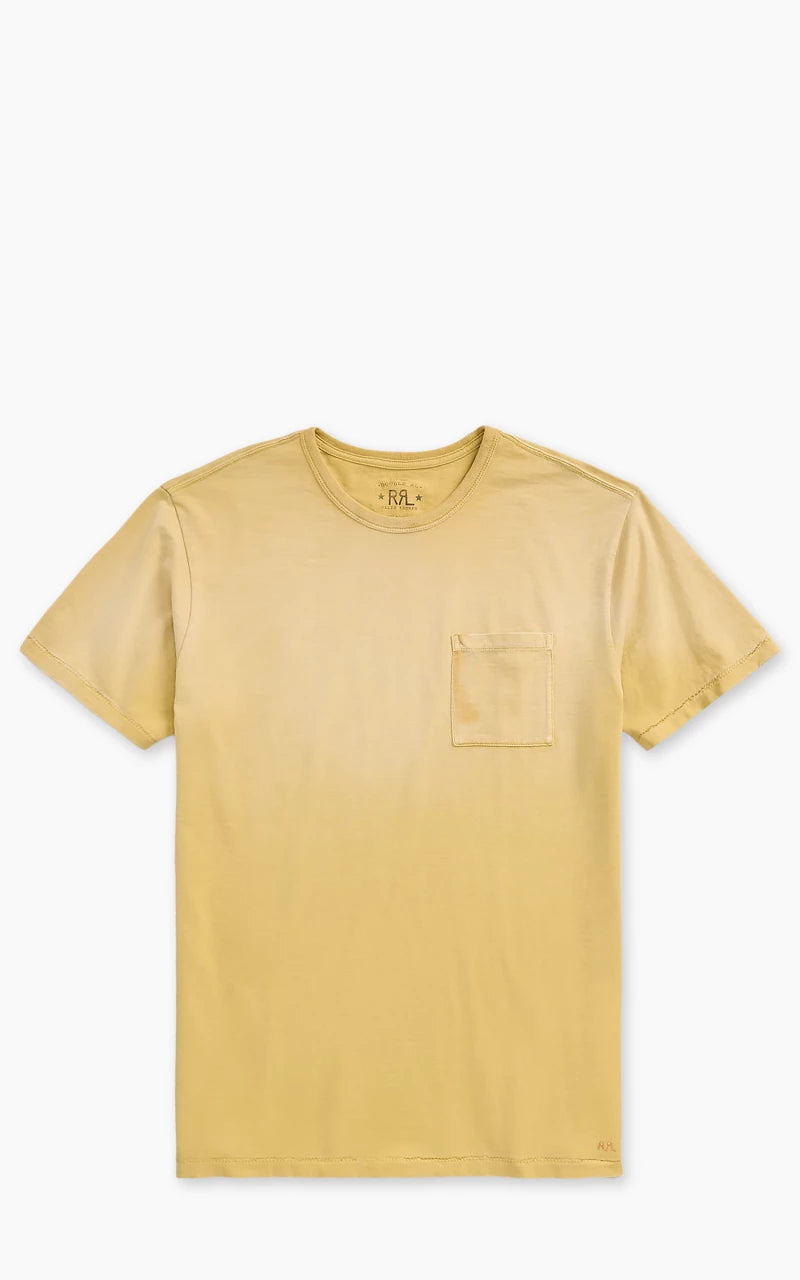 RRL Garment-Dyed Pocket T-Shirt Wicked Yellow