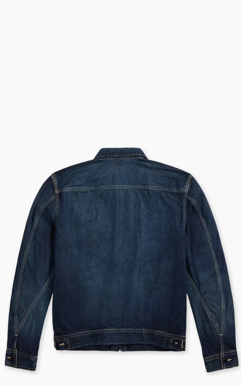 RRL Leyton Indigo Denim Jacket Leyton Wash Indigo