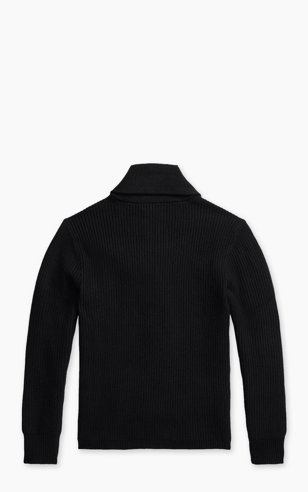 RRL Cashmere Shawl-Collar Cardigan Black