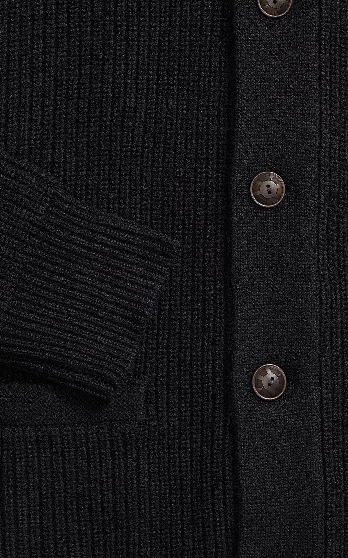 RRL Cashmere Shawl-Collar Cardigan Black