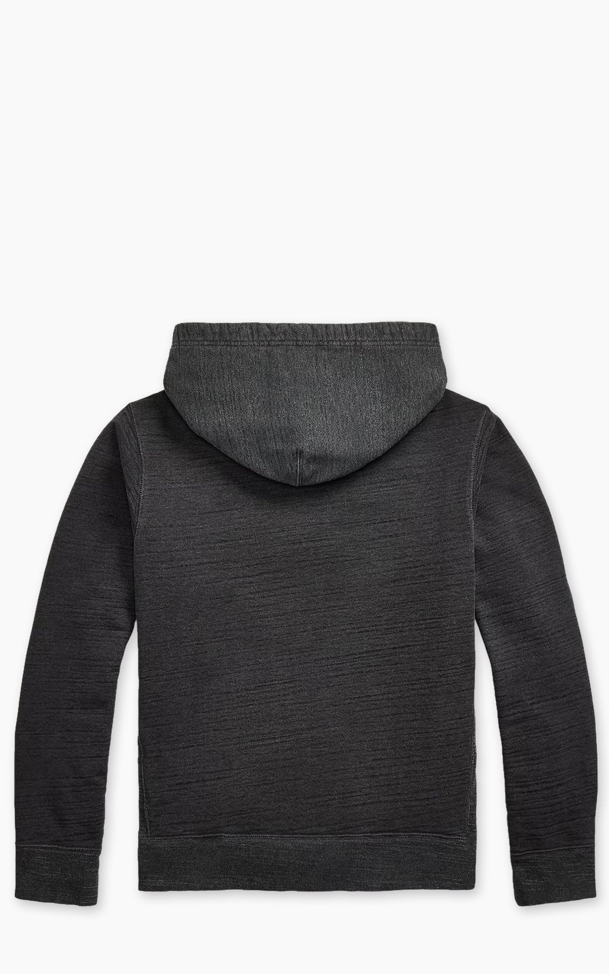 RRL French Terry Hoodie Charcoal Heather/Multi