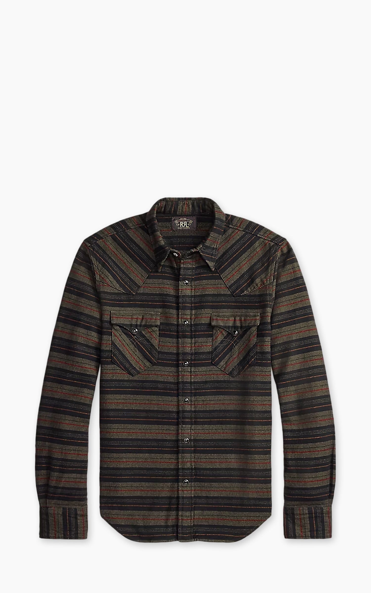 RRL Jacquard Workshirt Indigo