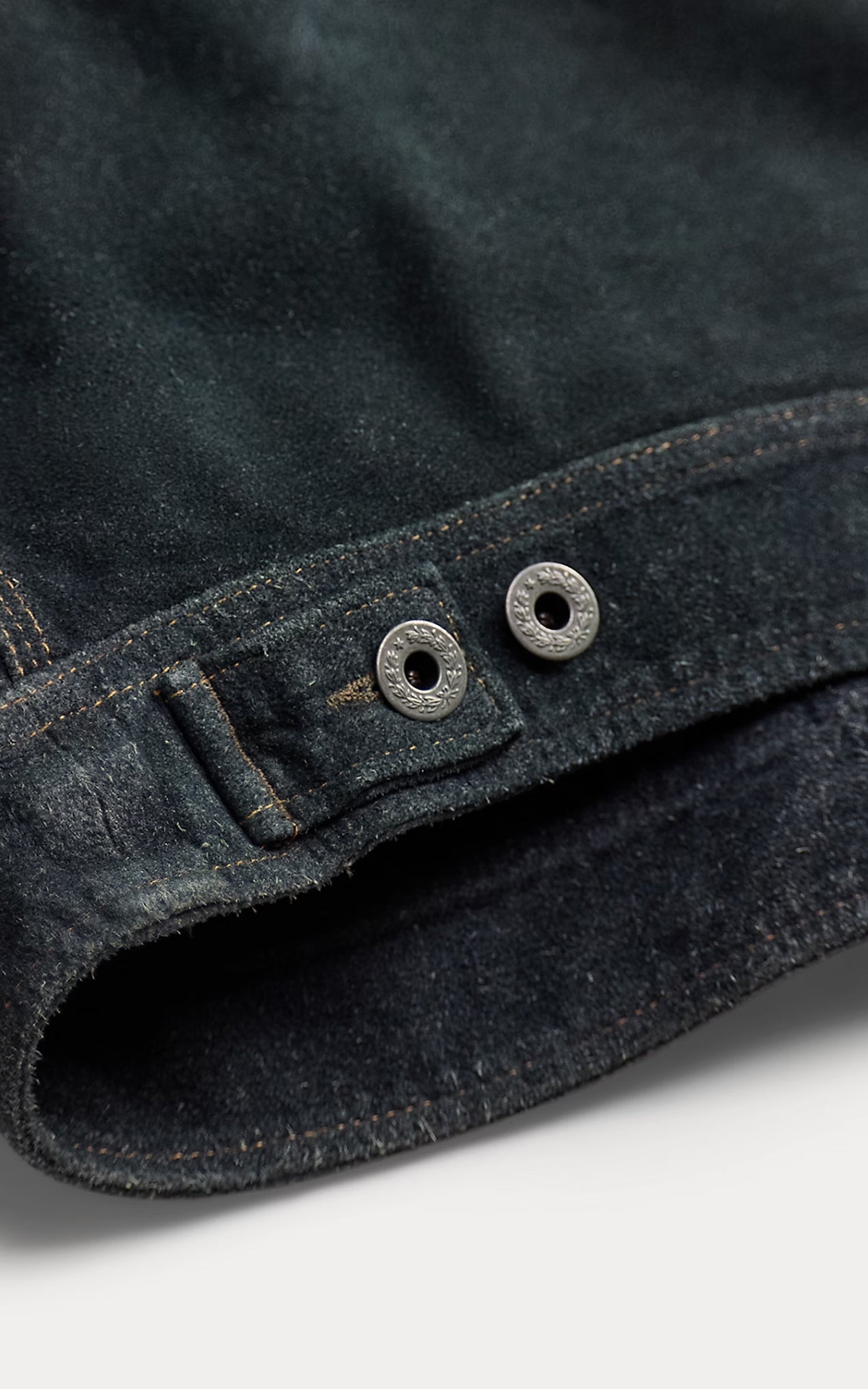 RRL Indigo Roughout Suede Jacket Vintage Indigo