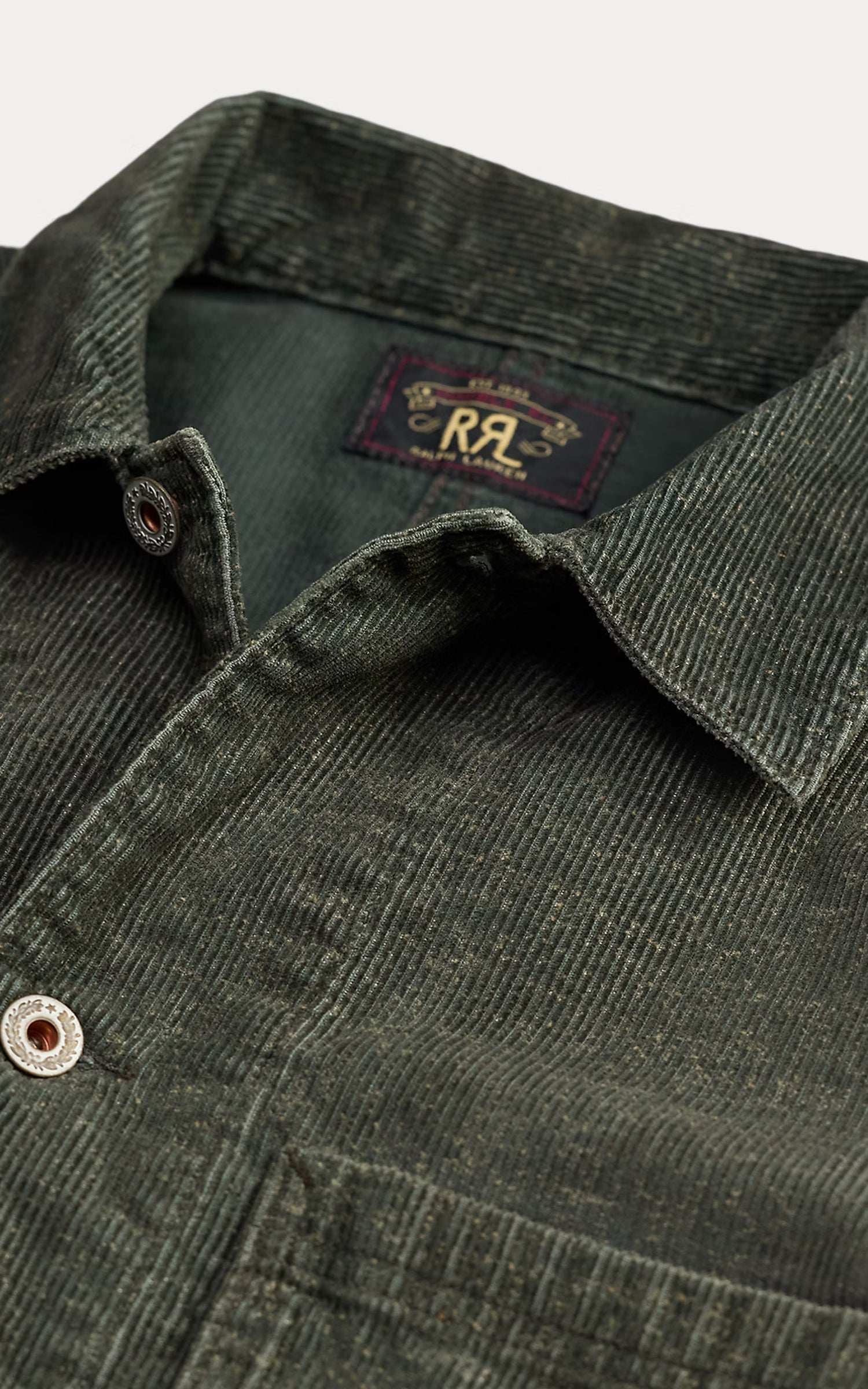 RRL Corduroy Shirt Jacket Vintage Grey