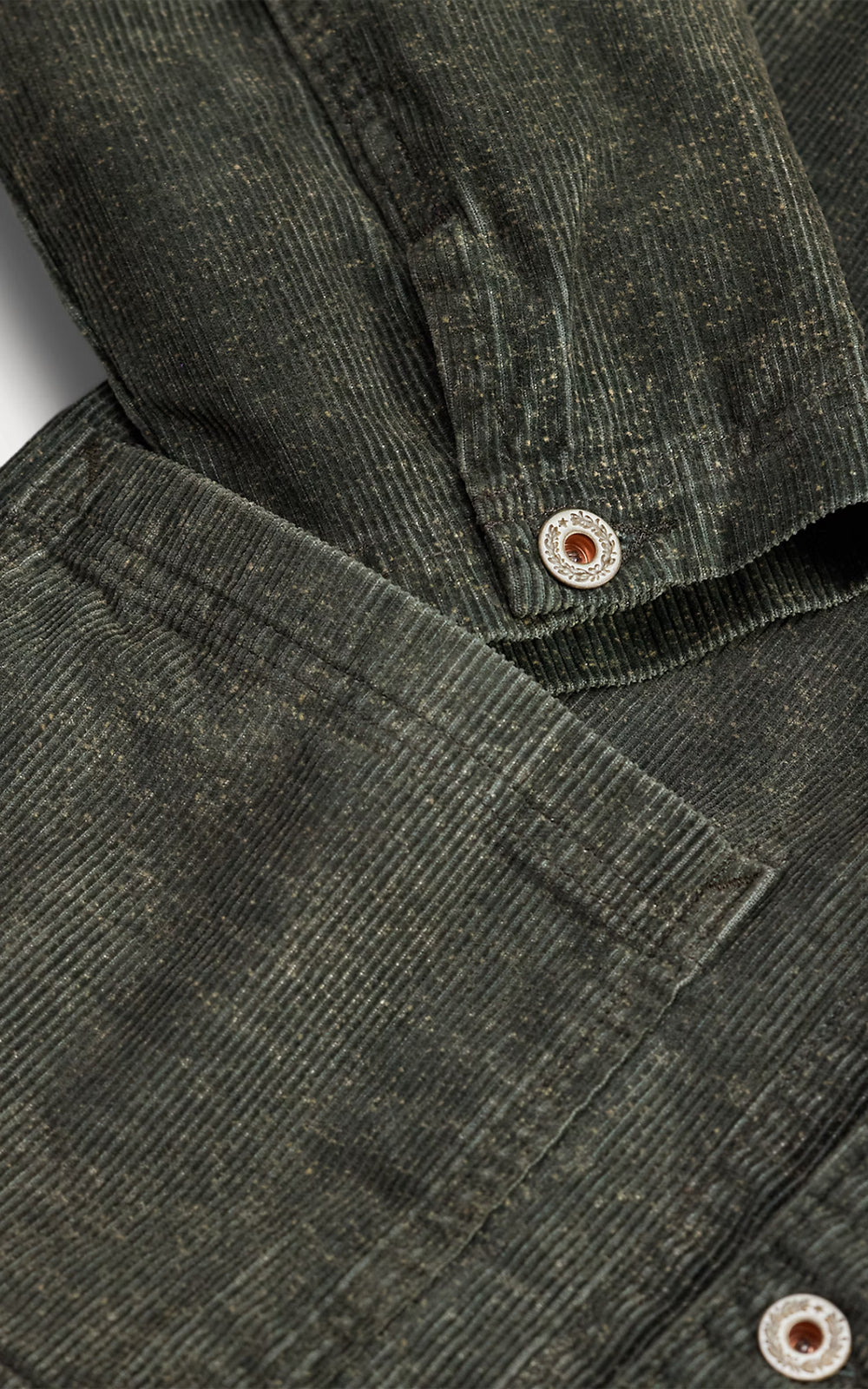 RRL Corduroy Shirt Jacket Vintage Grey