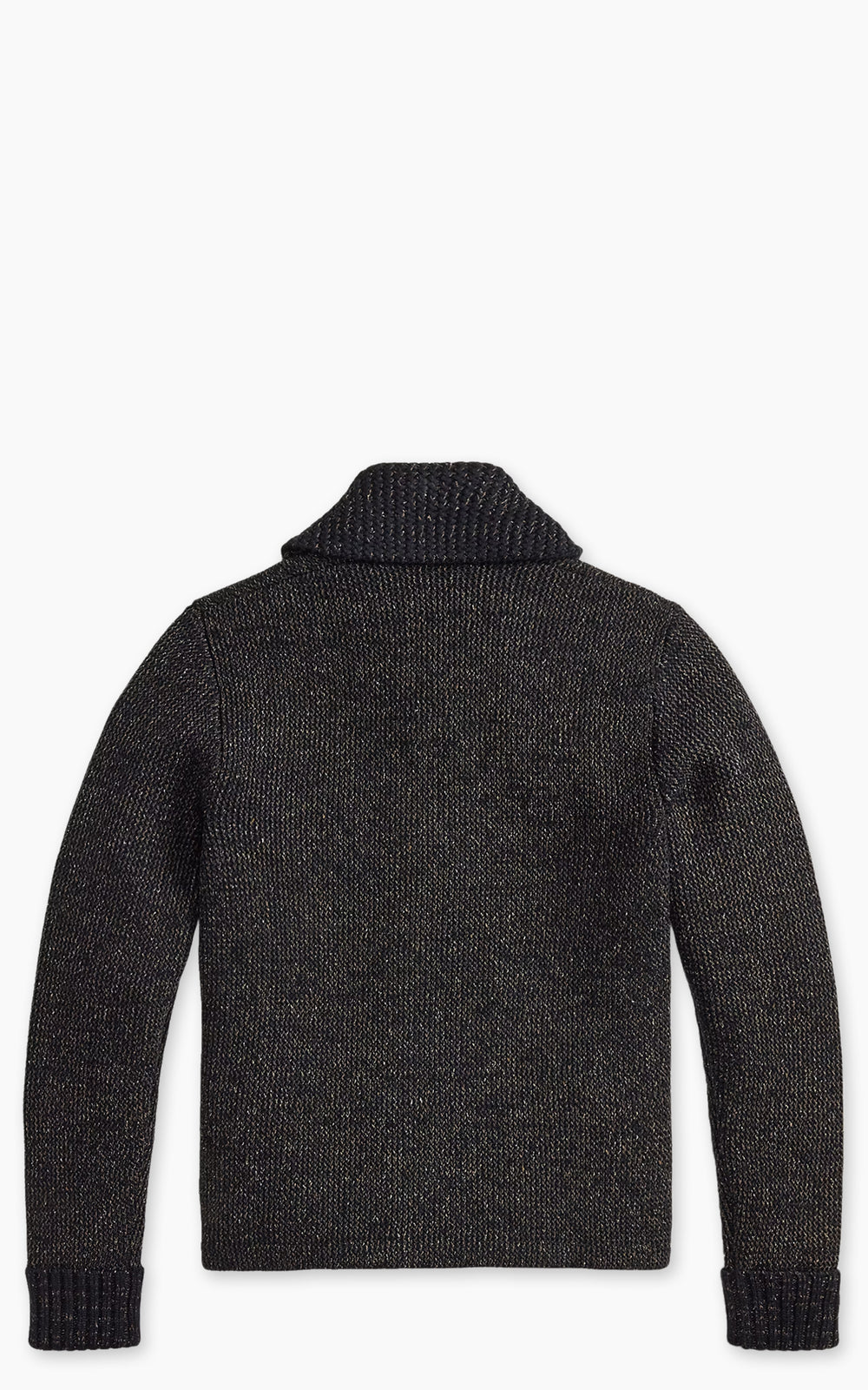 RRL Jacquard-Knit Shawl-Collar Cardigan Navy/Black Multi