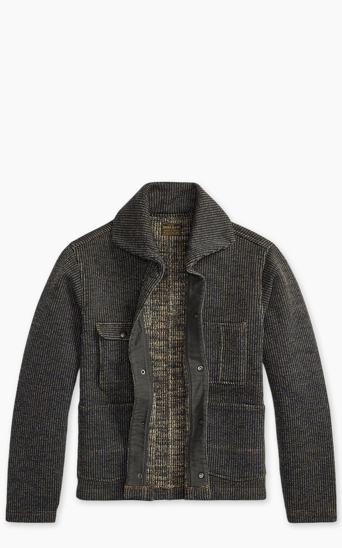 RRL Fleece Work Jacket Charcoal/Multi
