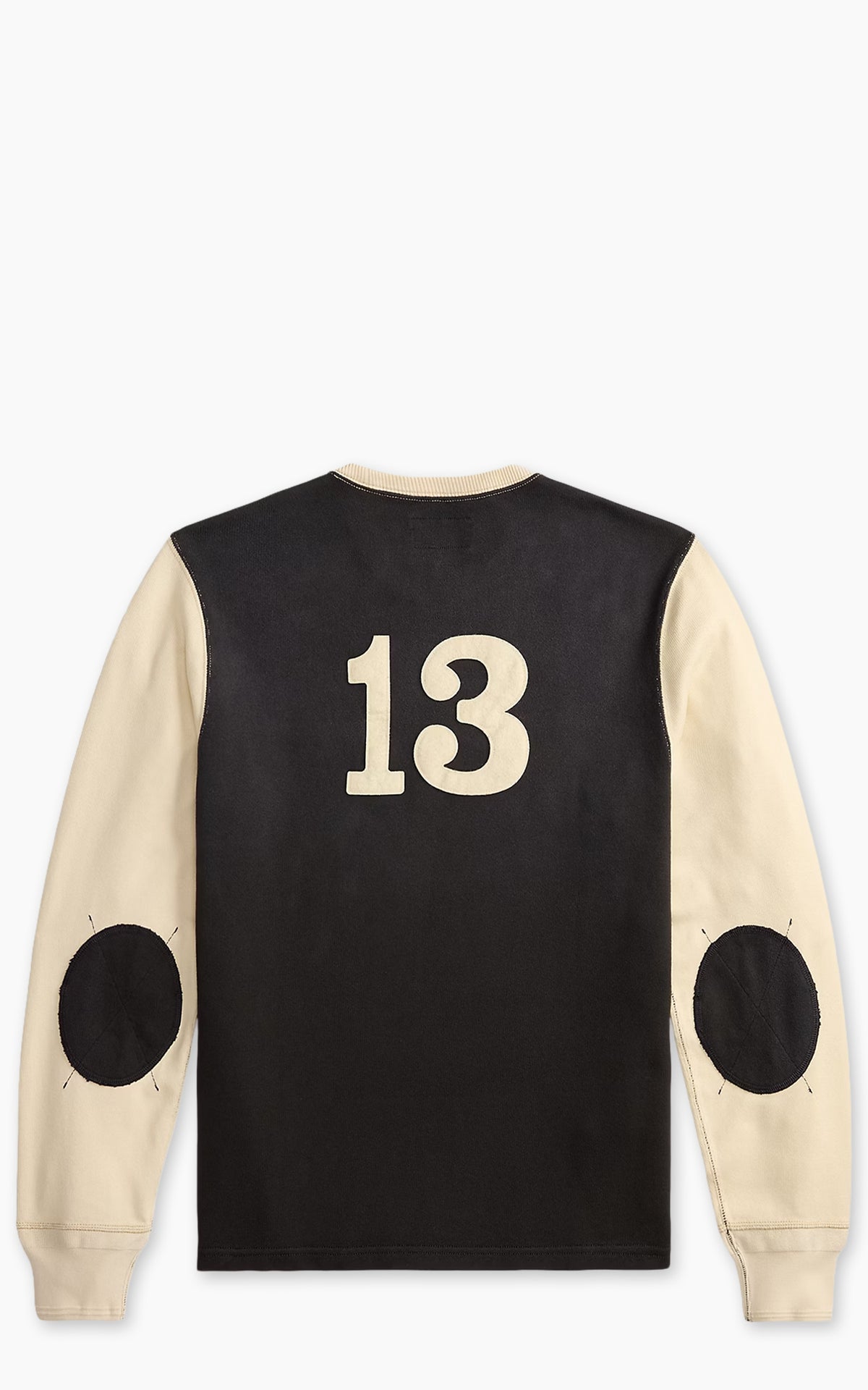 RRL Logo Two-Tone Jersey T-Shirt Faded Black/Multi