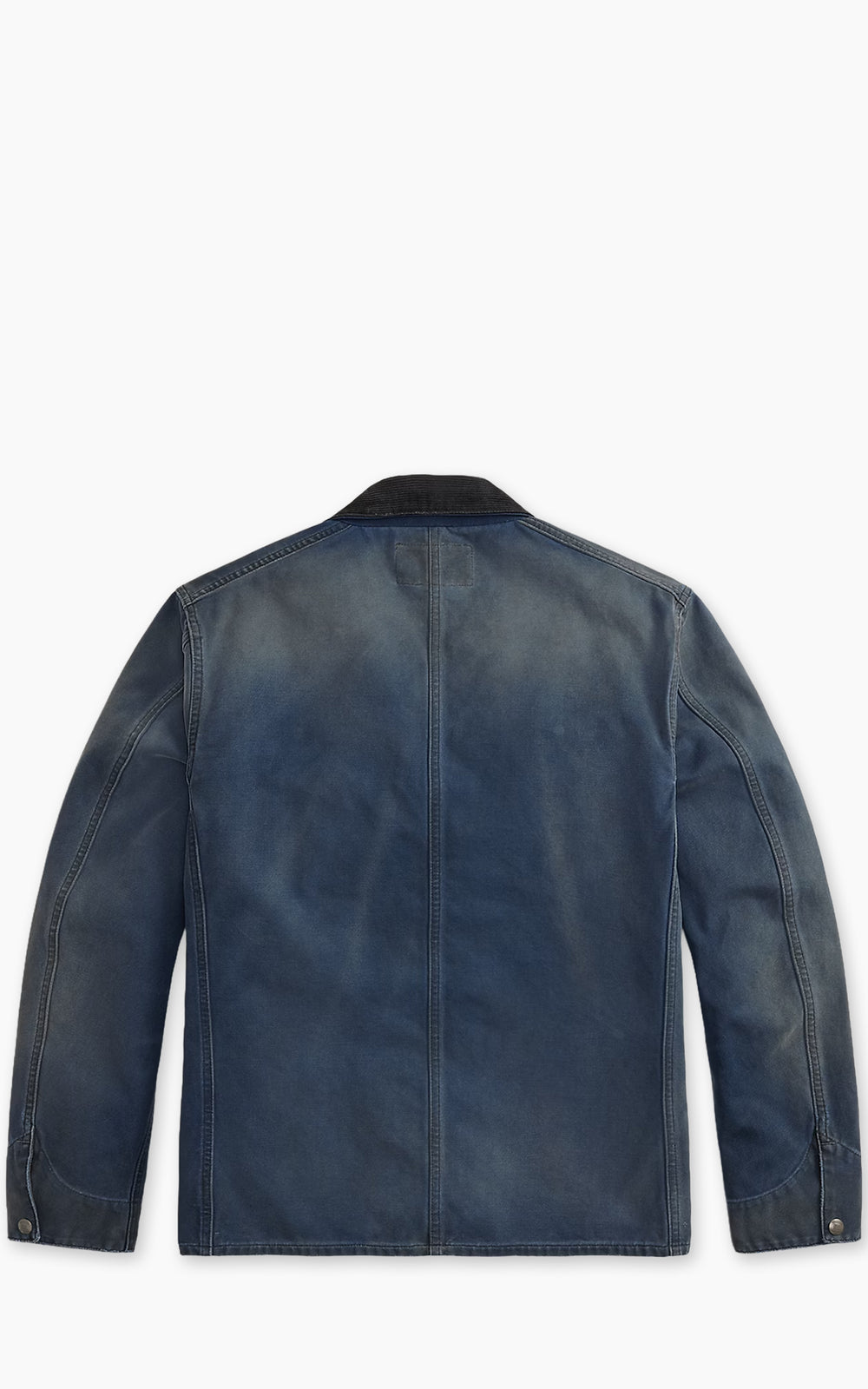 RRL Corduroy-Collar Canvas Jacket Bleached Navy