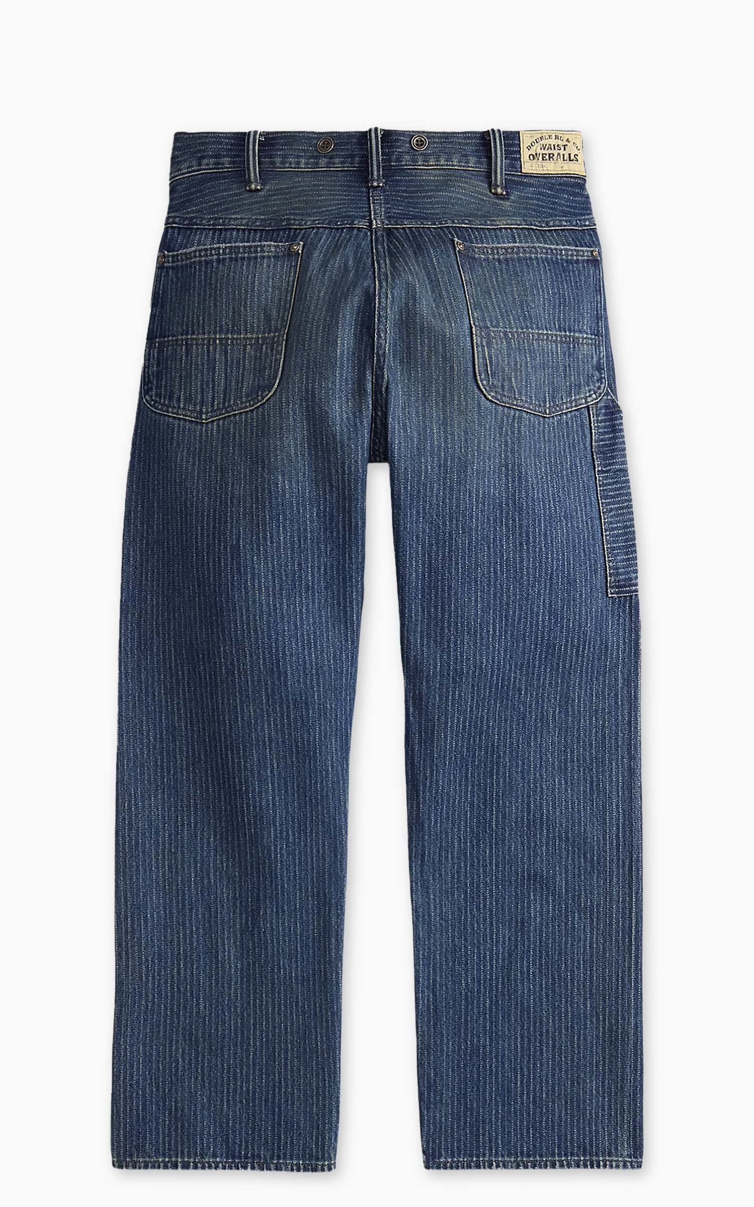 RRL Vintage 5-Pocket-Jacquard-Denim-Jeans Learoy Wash