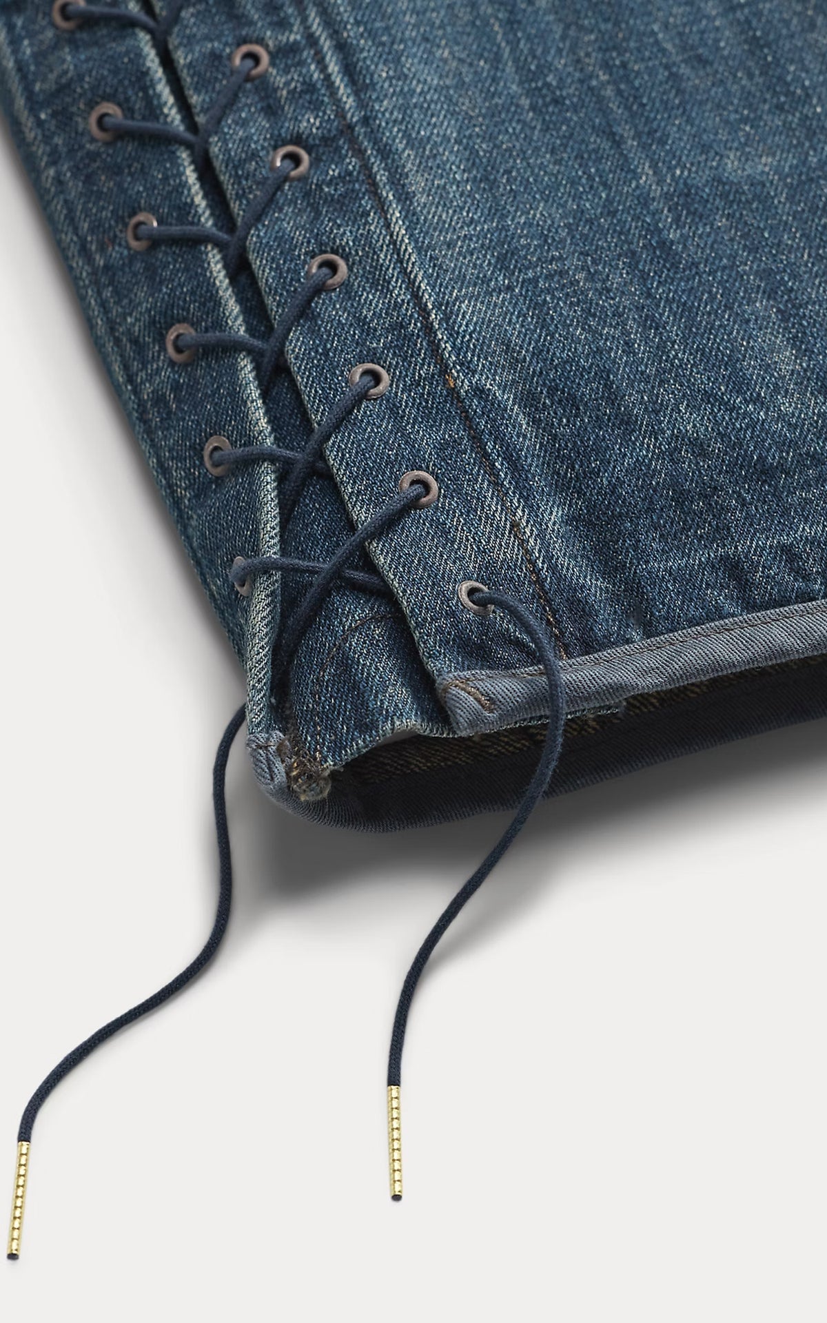 RRL Quilted Denim Cargo Trouser Melvill Wash