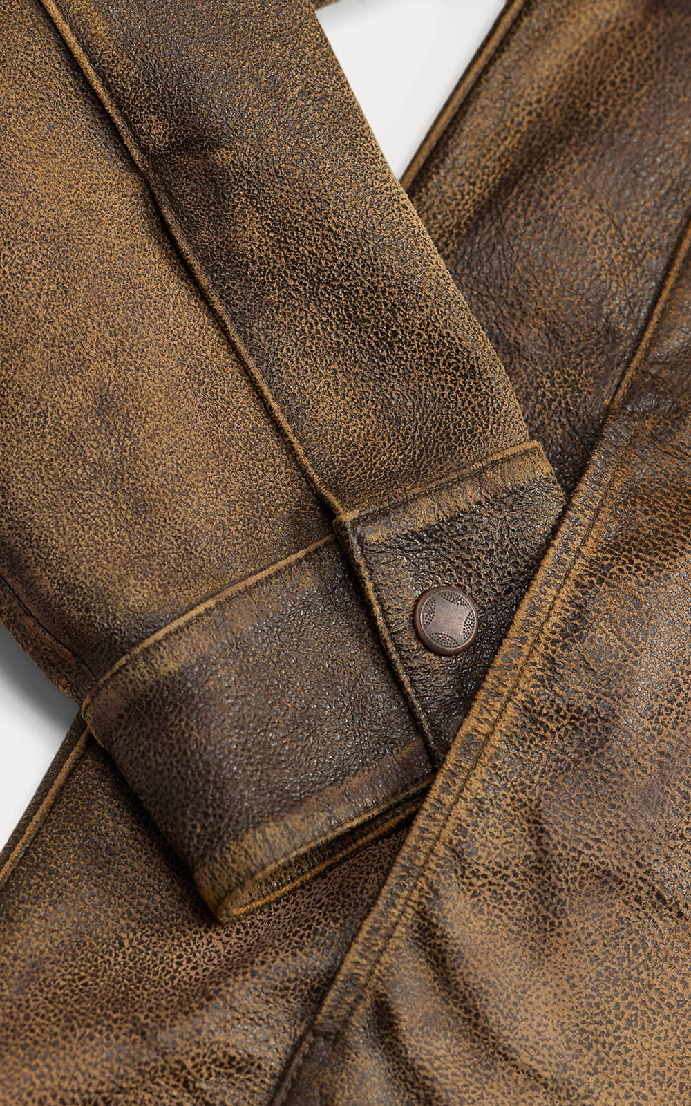 RRL Sheepskin Overshirt Brown