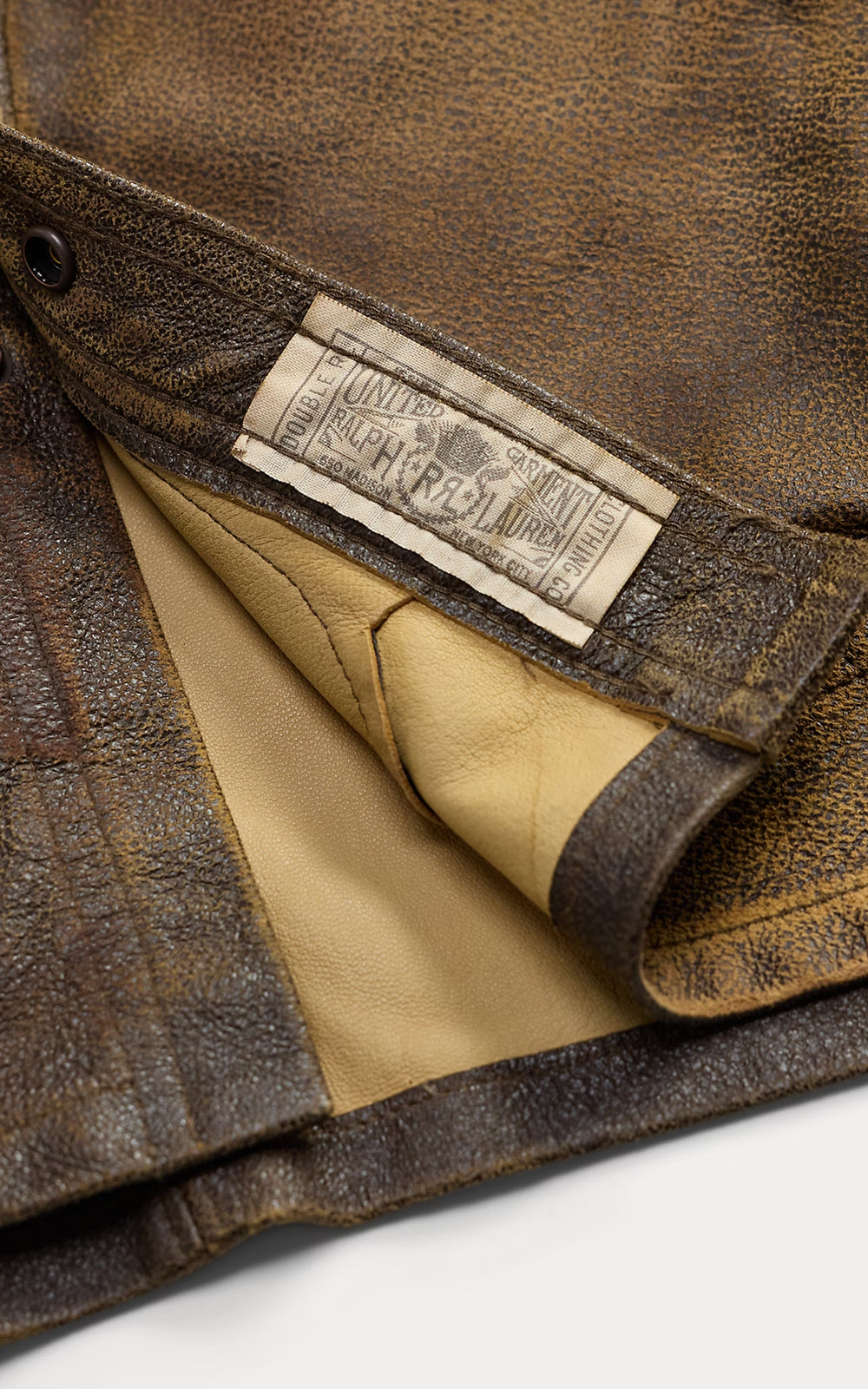 RRL Sheepskin Overshirt Brown