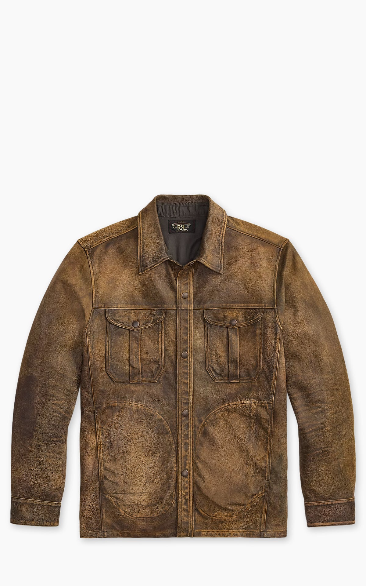 RRL Sheepskin Overshirt Brown