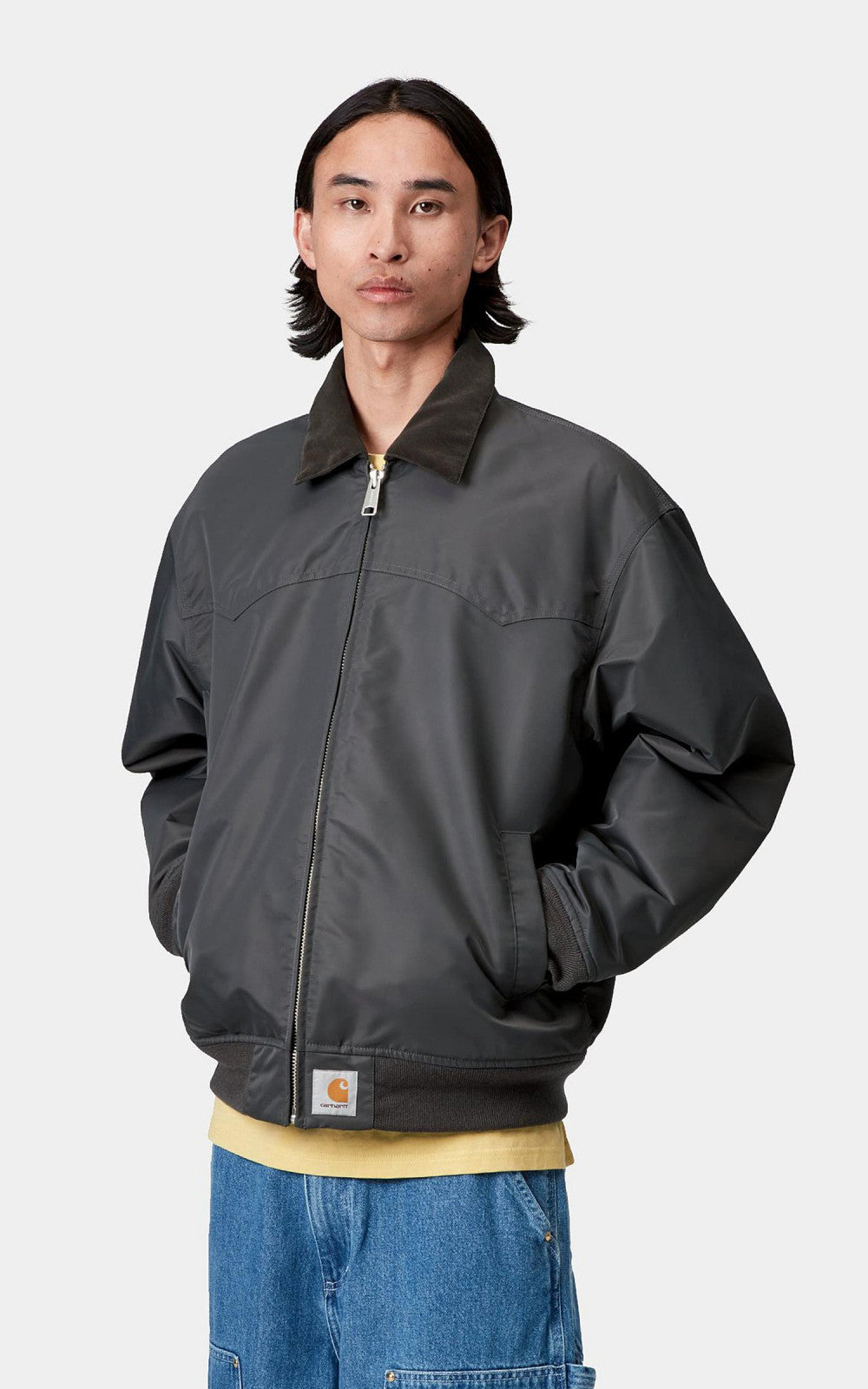 Carhartt WIP Santa Fe Alumni Jacket Graphite/Dark Fir