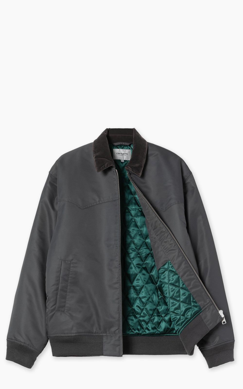 carhartt wip 　Santa Fe Alumni ジャケット S Carhartt WIP Santa Fe Alumni Jacket, Black / Scarlet | Official
