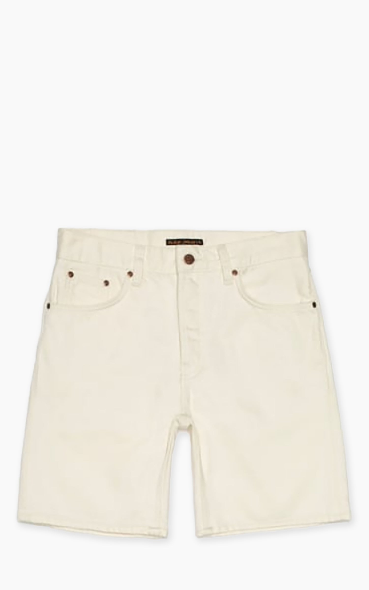Nudie Jeans Seth Denim Shorts Everivory