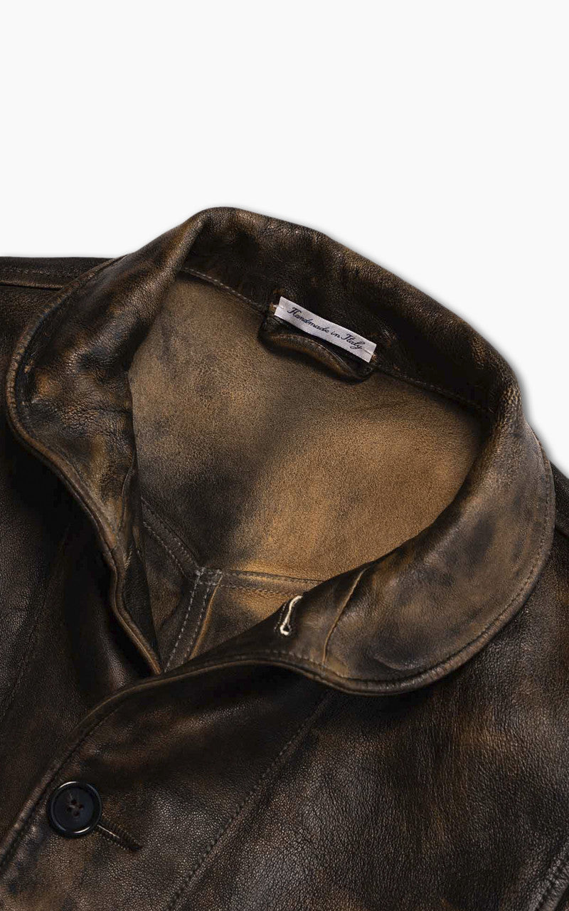Shangri-La Heritage Cossack Leather Jacket Deserto